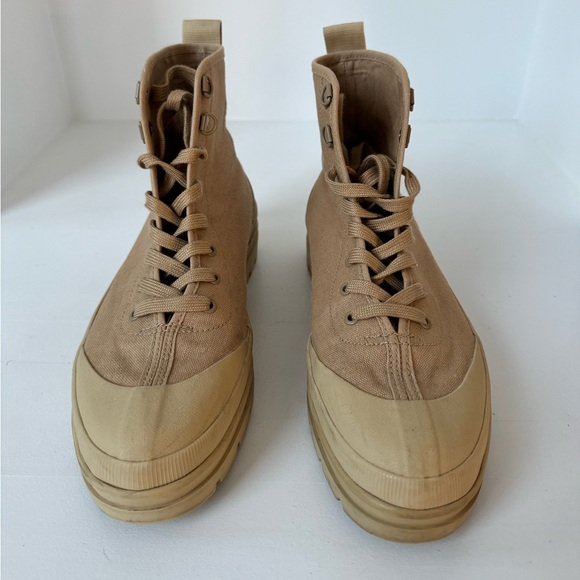 Everlane The Canvas Utility Boots in Light Khaki Women's 8.5 - Picture 6 of 6